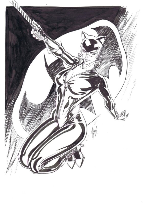 Catwoman par March - Illustration originale