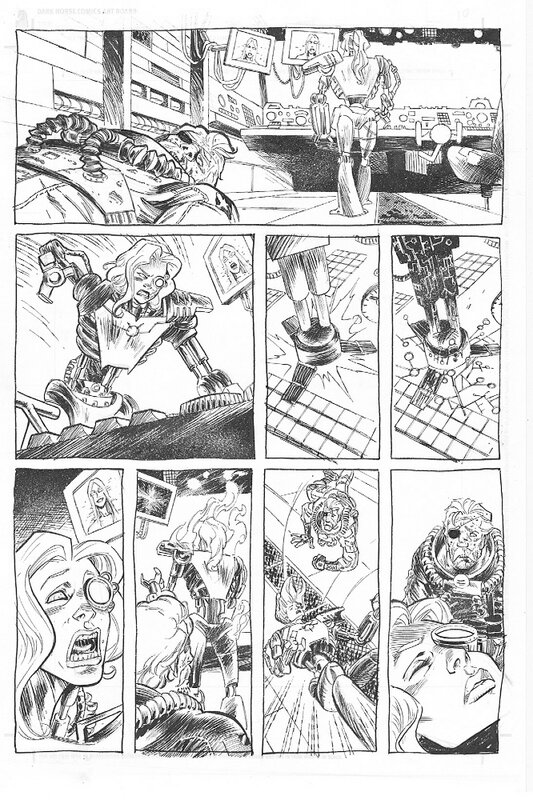 Tony Moore, Mike Hawthorne, John Lucas, Rick Remender, Fear agent issue 32 page 10 - Planche originale