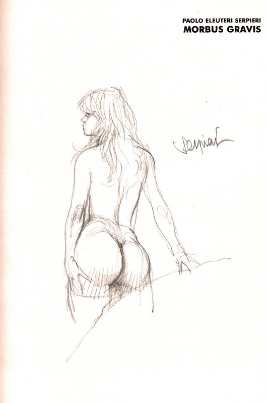Paolo Eleuteri Serpieri ,Druuna , sketch 2 - Sketch