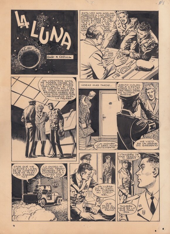 La Luna, pág. 1 by José Garcia Pizarro - Comic Strip