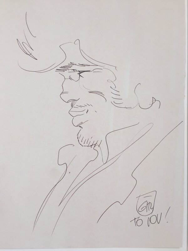 Mike by Jean Giraud - Sketch
