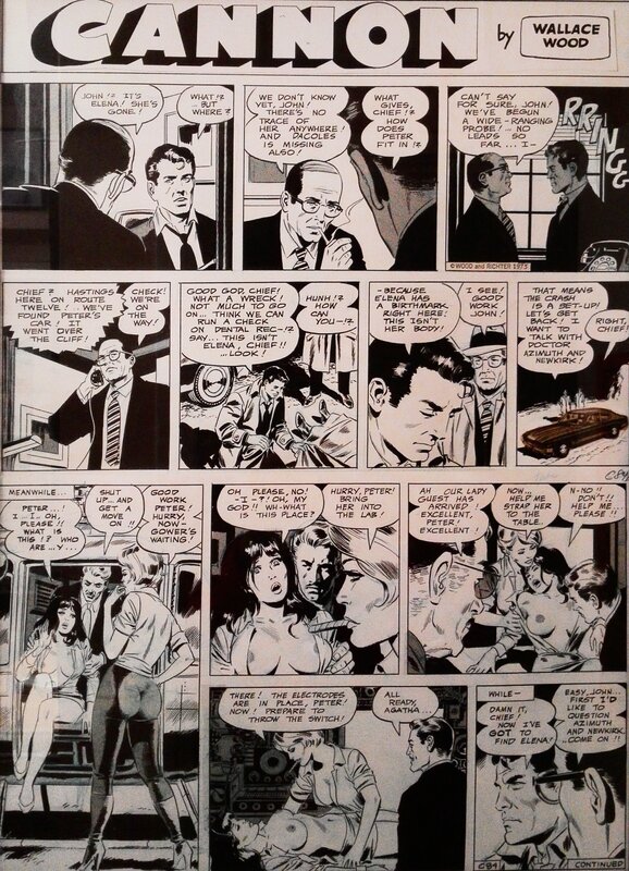 Cannon by Wally Wood - Comic Strip