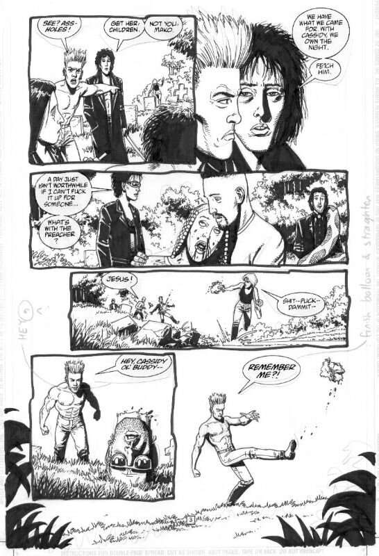 Preacher #33 - P3 by Steve Dillon, Garth Ennis - Comic Strip