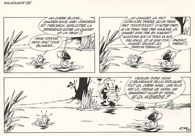Carlos Roque, Wladimyr, planche n° 89, 1975. - Comic Strip