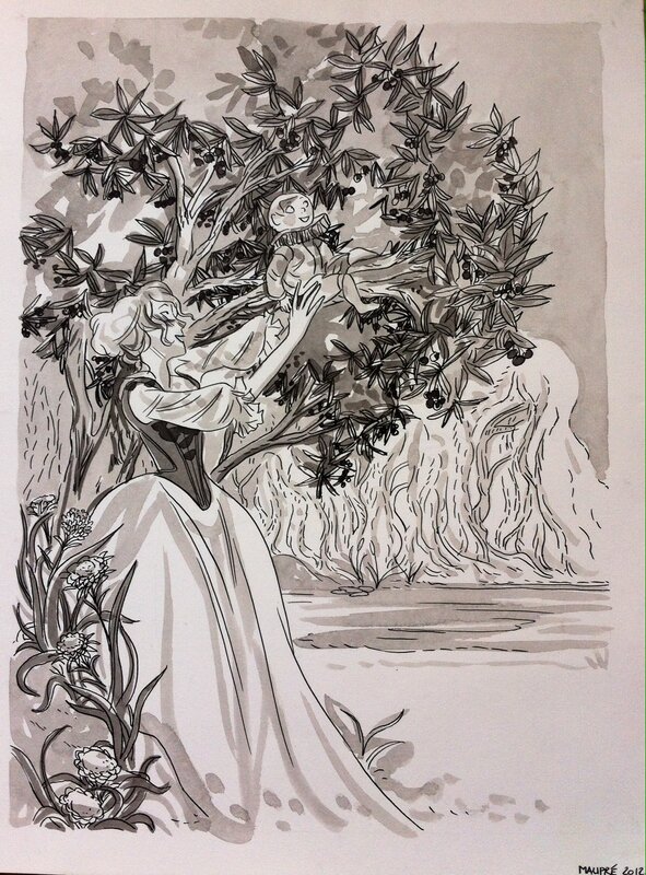 Milady par Agnès Maupré - Illustration originale