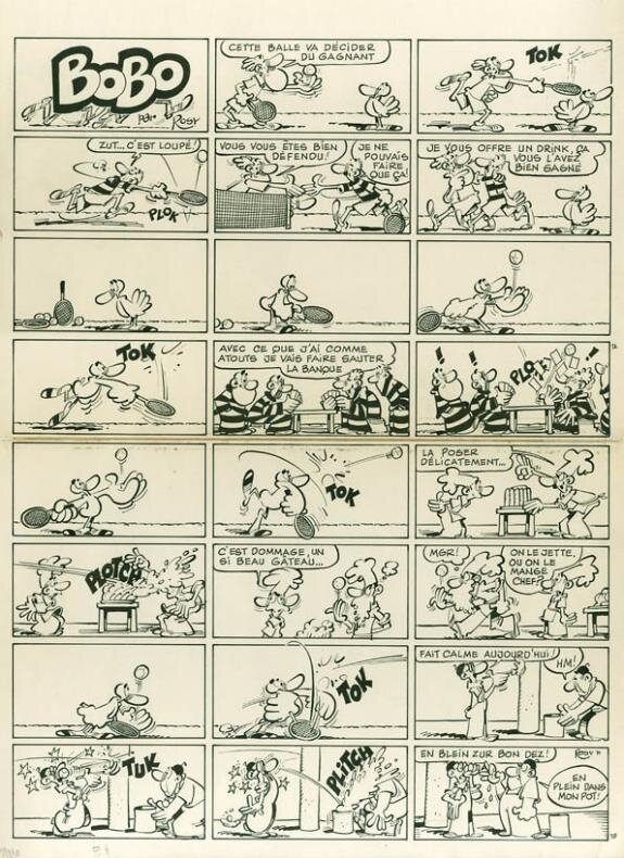 Bobo, 1971. by Maurice Rosy - Comic Strip