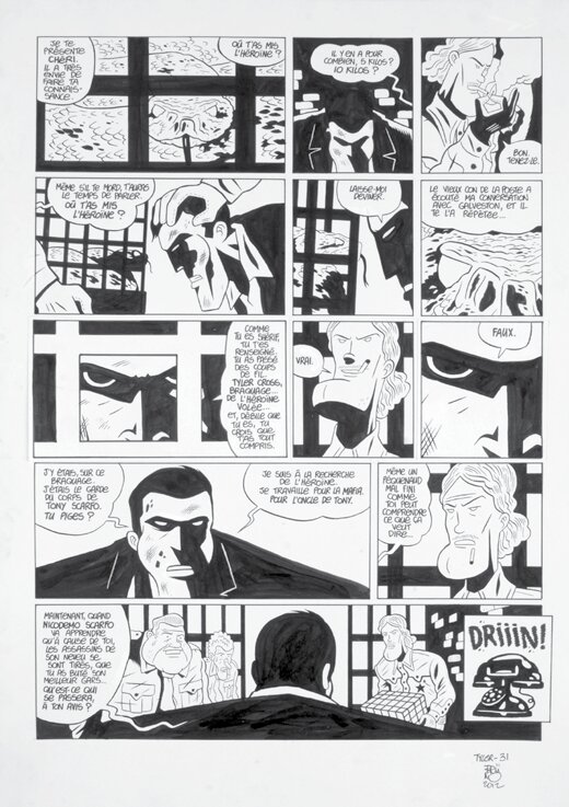 Brüno, Tyler CROSS Tome 1, Planche originale n°31 - Comic Strip