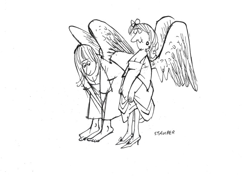 Angels by Jules Stauber - Original Illustration