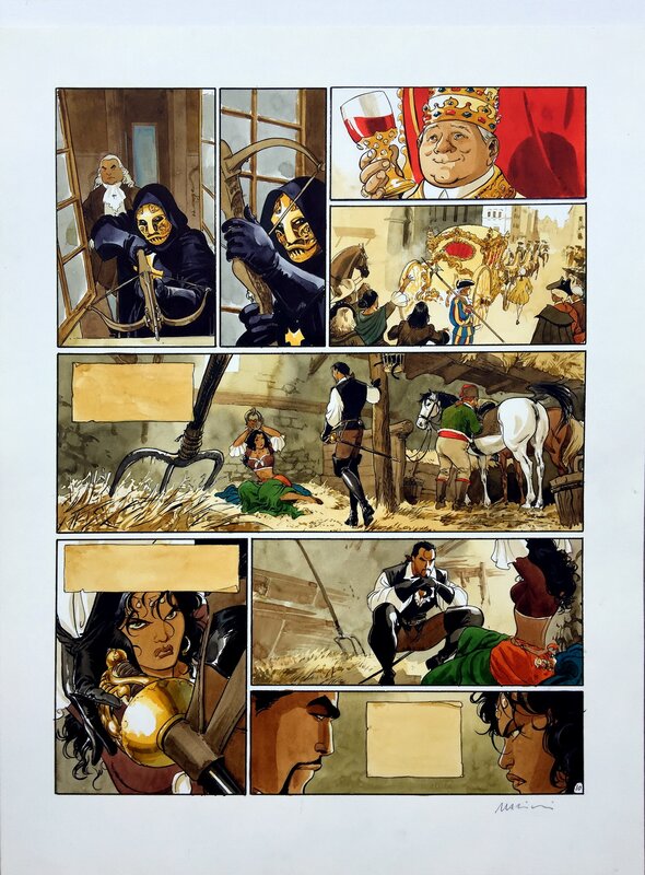 Enrico Marini, Le Scorpion - Le secret du Pape (Tome 2) - Comic Strip