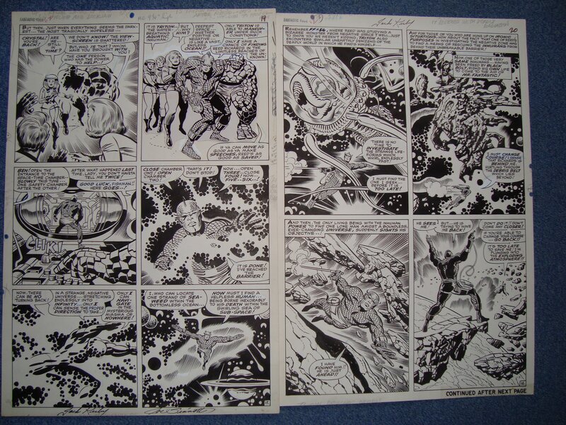 Fantastic Four par Jack Kirby, Joe Sinnott, Stan Lee - Planche originale