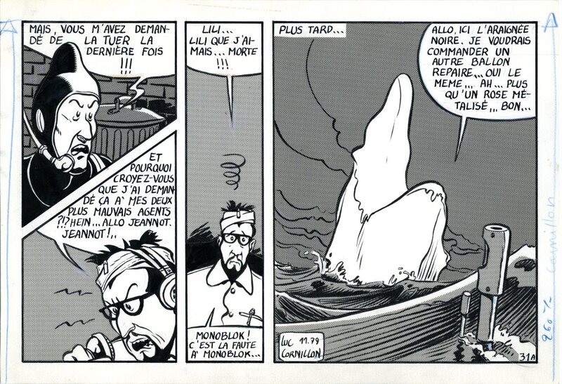 Luc Cornillon, 1980 - Métal Hurlant n°50 - La plus grande B.D. du monde! - Comic Strip