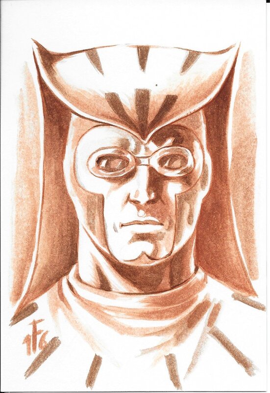 Fred Grivaud, The WATCHMEN : THE NITE OWL - Illustration originale