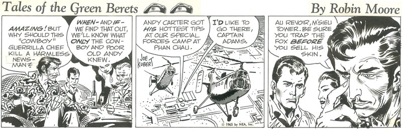 Joe Kubert, Tales of the Green Berets . Semaine 4 Jour 2. - Comic Strip
