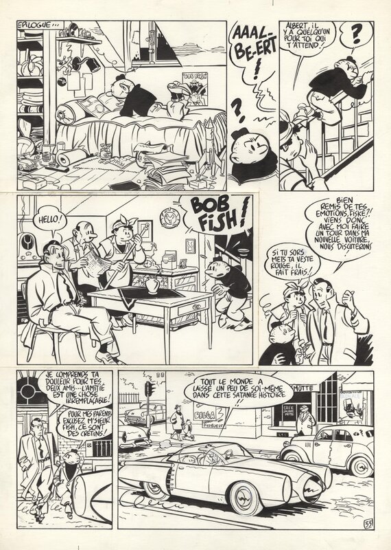 Yves Chaland, Bob Fish et les frères siamois - PL 33 - Comic Strip