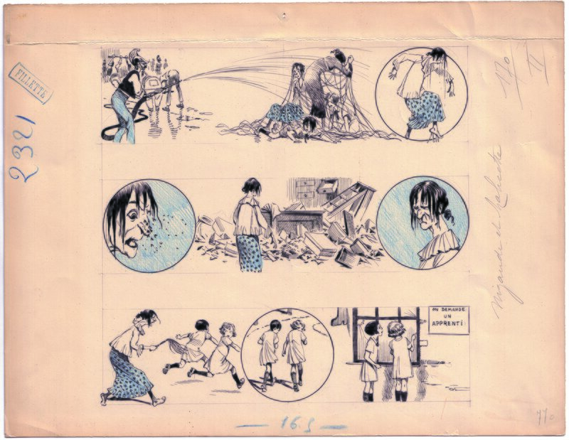 René Giffey, Nigaude et Malicette. - Comic Strip