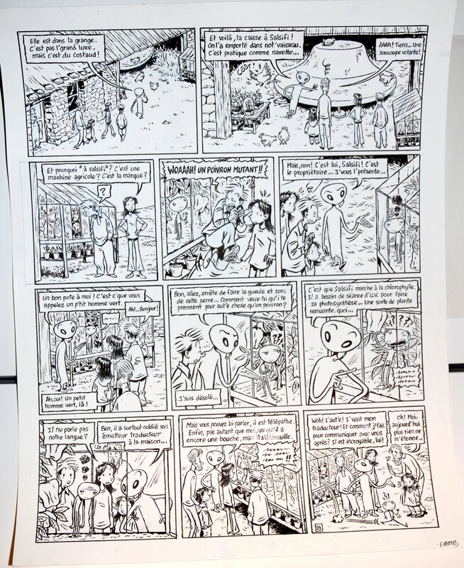 Émile Bravo, Planche 29 de La réplique inattendue - Comic Strip