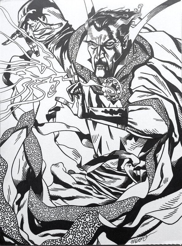 Doctor Strange par Michael Golden - Illustration originale