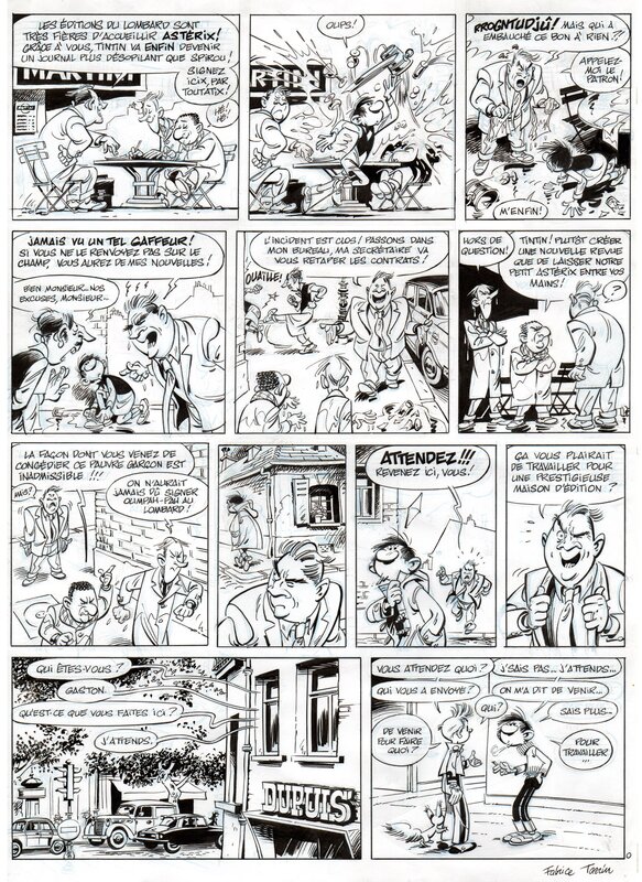 Gaston zéro by Fabrice Tarrin, André Franquin - Comic Strip