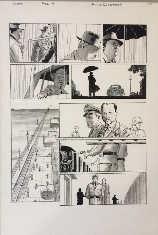 John Cassaday, Page 4 de je suis légion - Comic Strip
