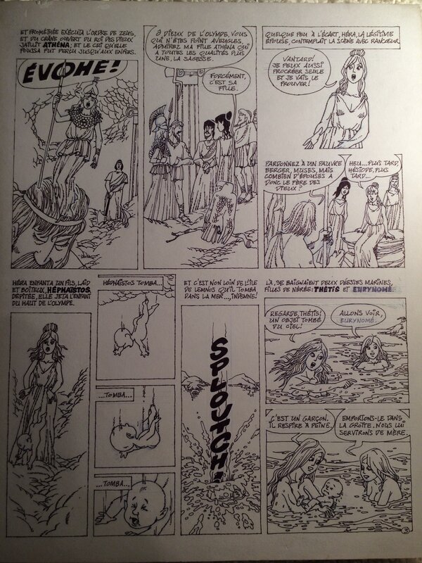 Georges Grammat, Page 3 Hésiode ou la création du monde - Comic Strip