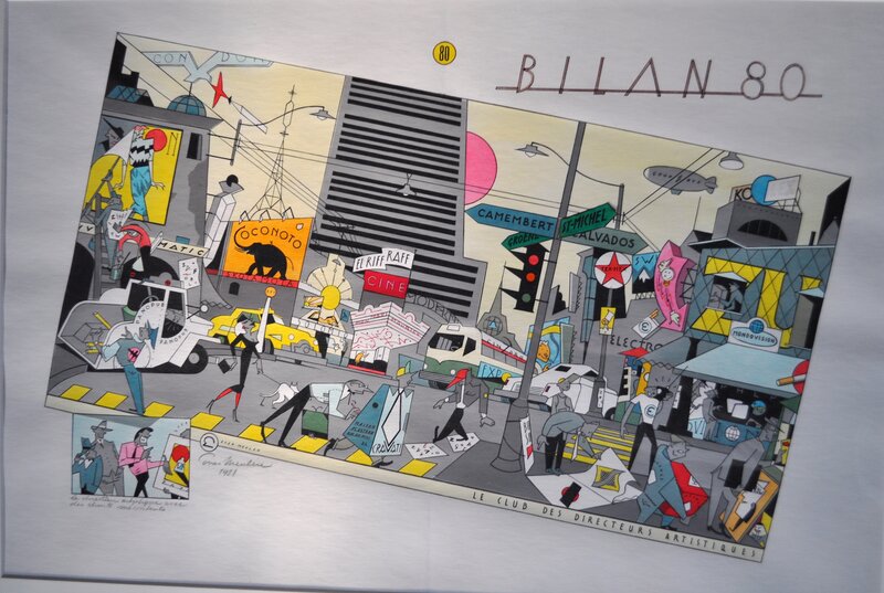 Bilan 80 by Ever Meulen - Original Illustration