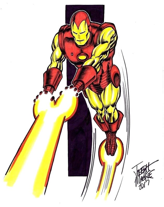 Iron man by Joseph Mackie - Original Illustration