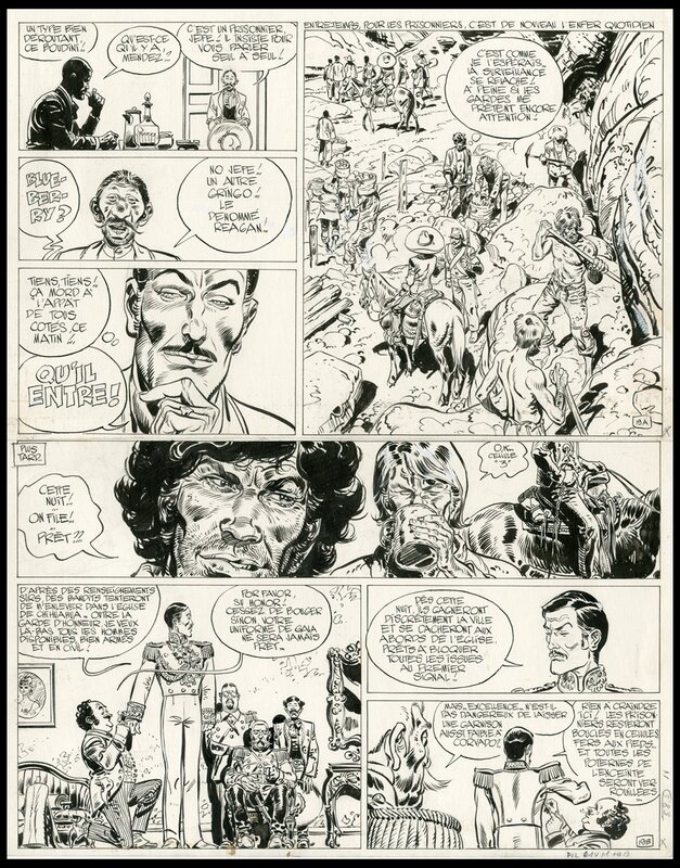 Jean Giraud, Jean-Michel Charlier, 1972 - Blueberry - Tome 14 - L'homme qui valait 500 000 $ - Comic Strip