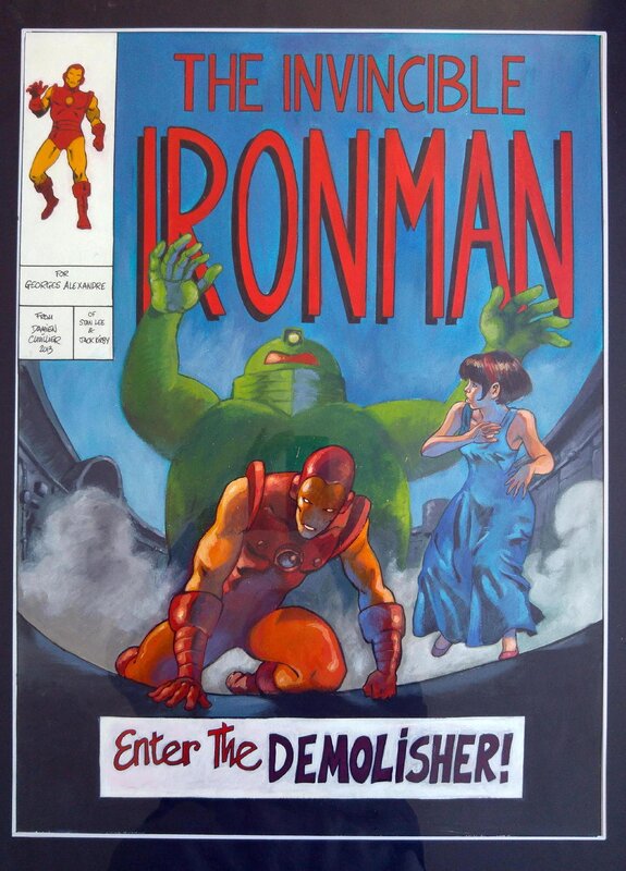 Iron MAN par Damien Cuvillier - Couverture originale