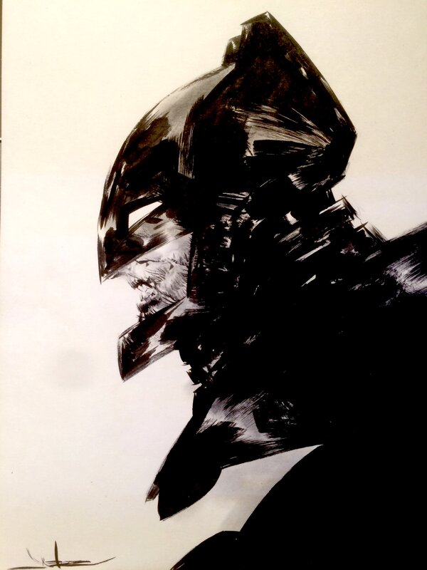 Jae Lee, Batman Dark Knight Armour - Original Illustration