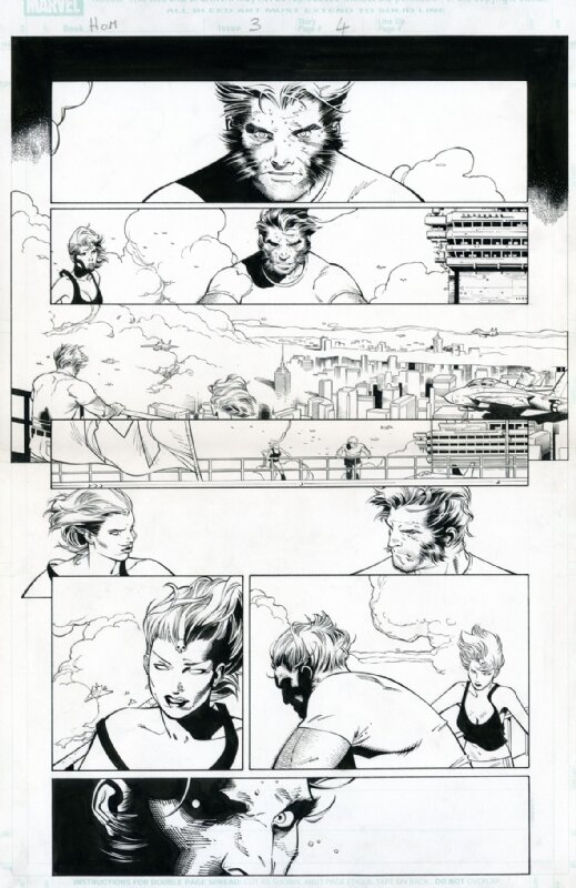 Olivier Coipel, Tim Townsend, House of M - Wolverine & Mystique - Comic Strip
