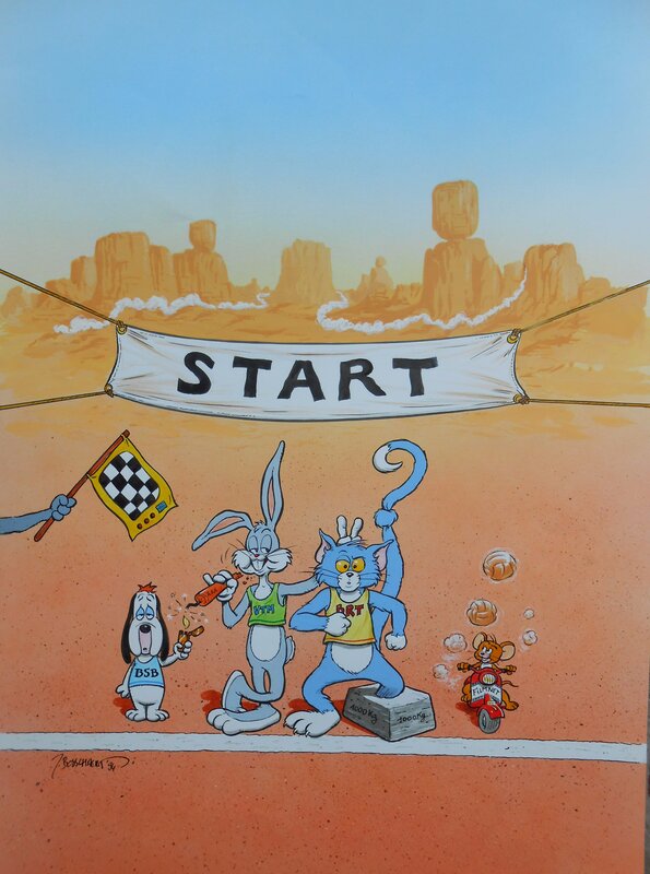 Jan Bosschaert, Bugs Bunny and friends - Original Cover