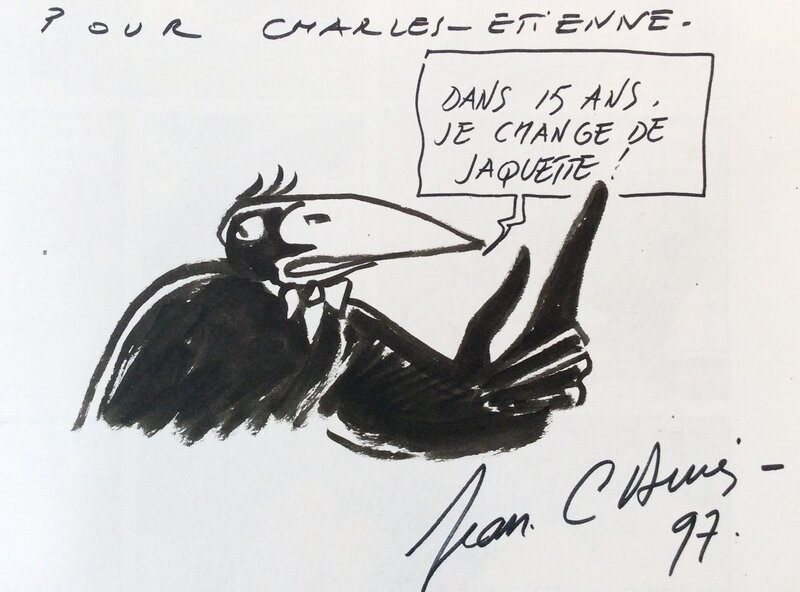 André le corbeau by Jean-Claude Denis - Sketch