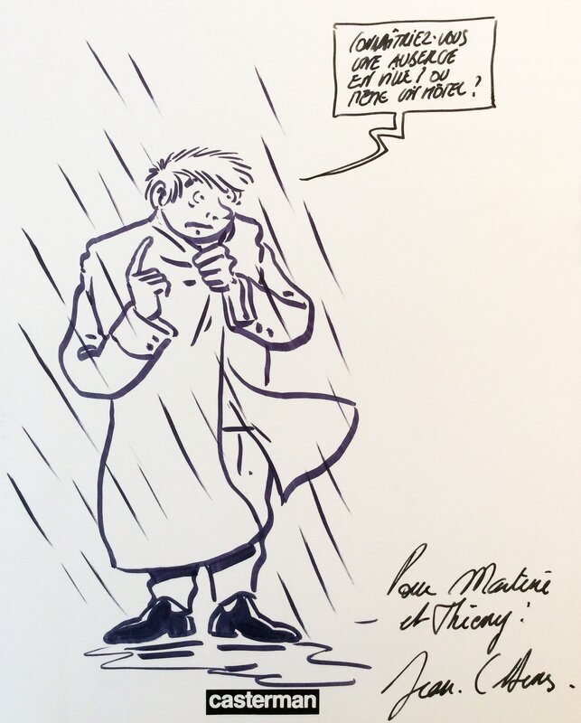 Luc Leroi by Jean-Claude Denis - Sketch