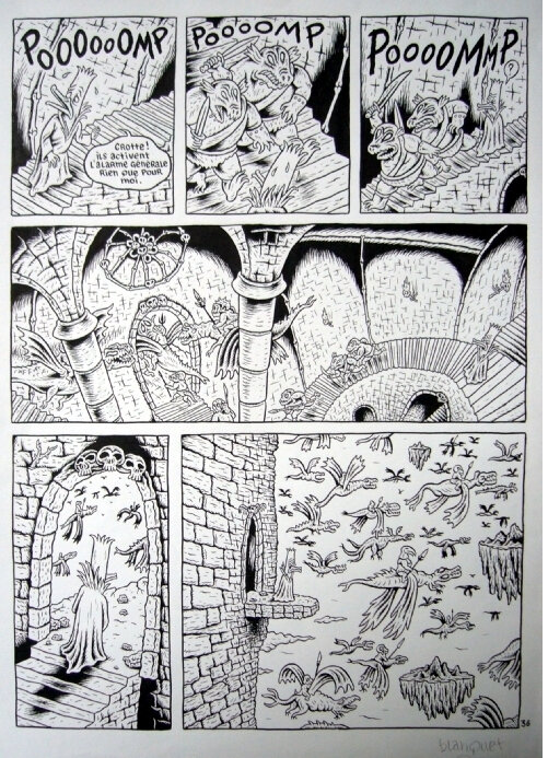Stéphane Blanquet, Donjon Monster 4 - planche 36 - Comic Strip