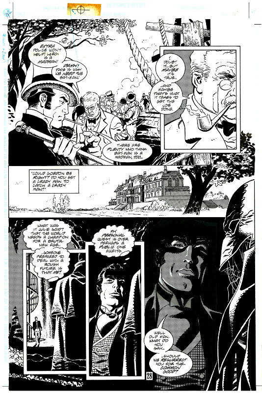 Eduardo Barreto. Batman - Gotham au XIXème Siècle - Comic Strip