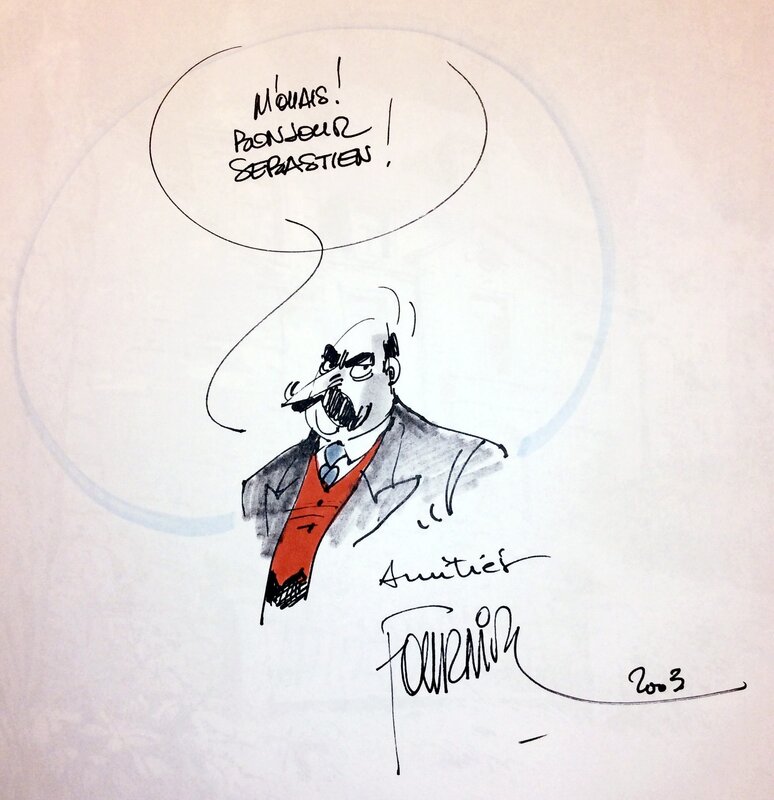 Spirou - Sébastien par Jean-Claude Fournier - Dédicace