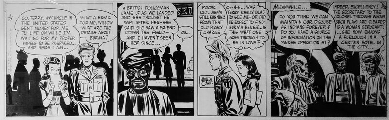 Milton Caniff, Terry and the pirates - Comic Strip