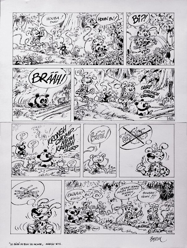 Batem, Greg, André Franquin, Marsupilami - <br>Le Bébé du Bout du Monde <br>(Tome 2) - Comic Strip