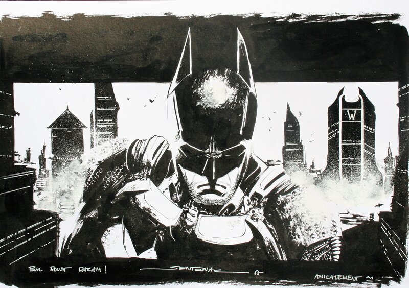 Batman par Alexis Sentenac - Illustration originale