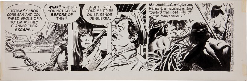 Al Williamson, Secret Agent Corrigan - strip du 18 octobre 1974 - Comic Strip