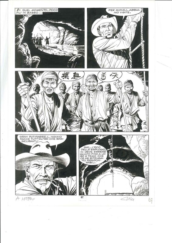 Tex Willer page by Claudio Villa, Claudio Nizzi - Comic Strip