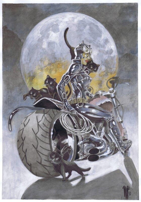 Catwoman par Bringel - Illustration originale
