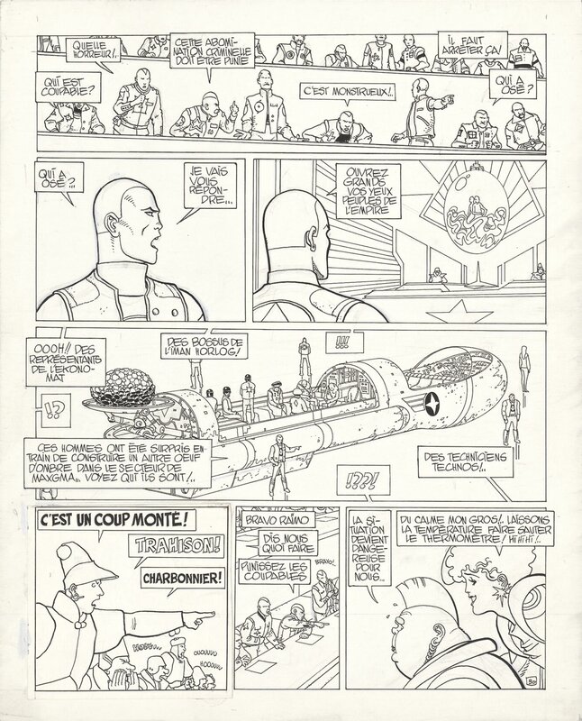 Moebius, L'incal Tome 3 Planche 30 - Comic Strip