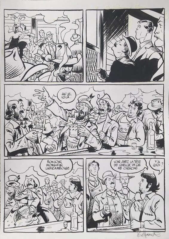 Matthieu Bonhomme, Lewis Trondheim, TEXAS COWBOYS 2, pl.115 - Comic Strip