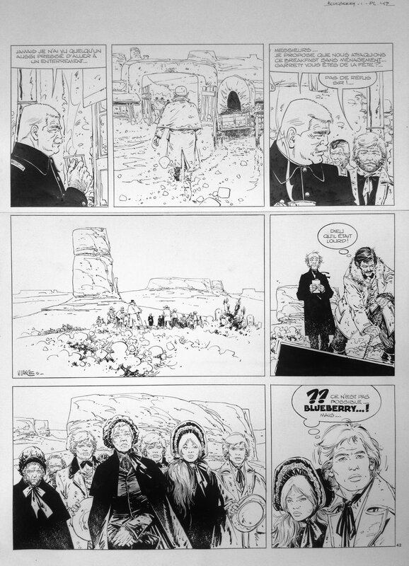 William Vance, Jean Giraud, Marshall Blueberry 1 - Sur ordre de Washington - Comic Strip