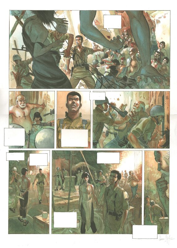 Emmanuel Lepage, Muchacho Tome1 Planche 43 - Comic Strip