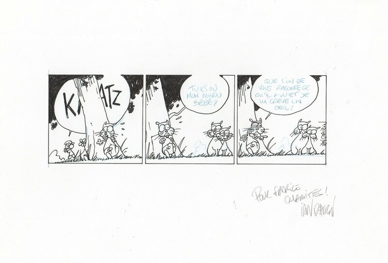 Katz - Spirou by Ian Dairin - Original Illustration