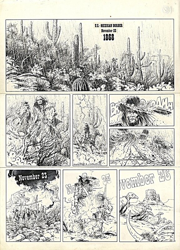 William Vance, Jean Giraud, Petra Van Cutsem, Marshal Blueberry p1 T1 - Comic Strip