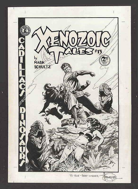 Xenozoic Tales par Mark Schultz - Couverture originale