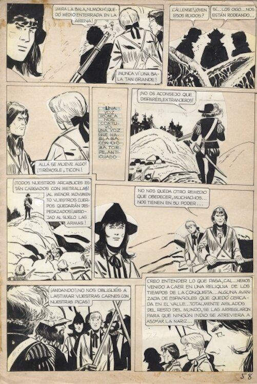 Ticonderoga page by Gisela Dester, Hector Oesterheld - Comic Strip